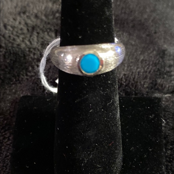 Ariva sterling silver bezel set gemstone rings - Picture 5 of 8